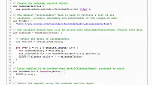 Using the JavaScript Client Library with Google Calendar смотреть онлайн