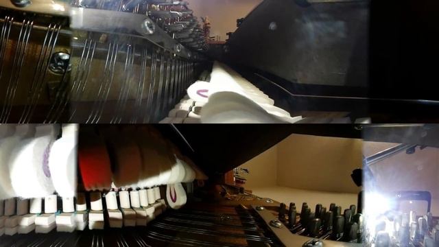 360 Camera inside piano - VR смотреть онлайн