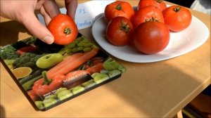 Томат "Андромеда" F1 - масса плодов, вид на срезе