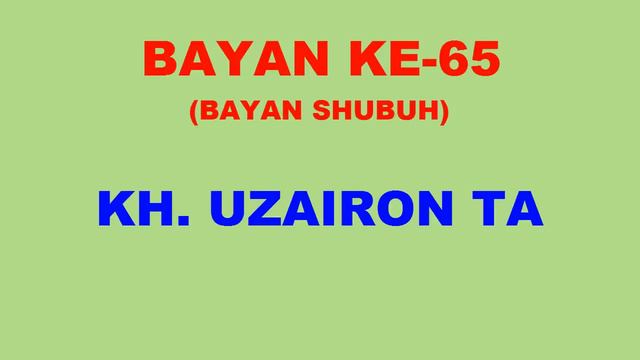 065 Bayan KH Uzairon TA Download Video Youtube|mp3 смотреть онлайн