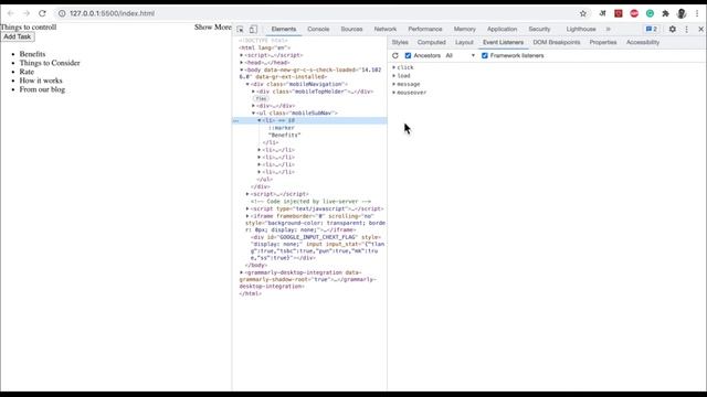 Chrome Dev Tools Complete Course - Learn to debug your frontend code | Event Listener | part-7 смотреть онлайн