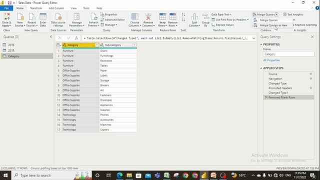 Append & Merge in Power BI смотреть онлайн