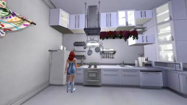 Sims 4, Симс 4, Кухня 1 " Снежанна" смотреть онлайн