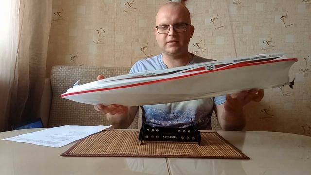 Внимание! Первый подробный обзор! Радиоуправляемый катер Double Horse Blue Streak 7008 смотреть онлайн