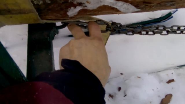 Лесовозные сани для мотособаки! смотреть онлайн