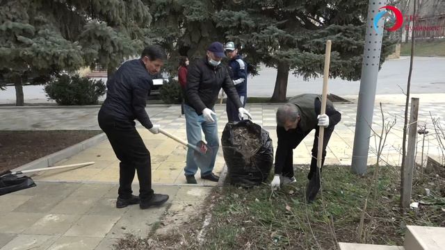 Общереспубликанский субботник в Буйнакске смотреть онлайн