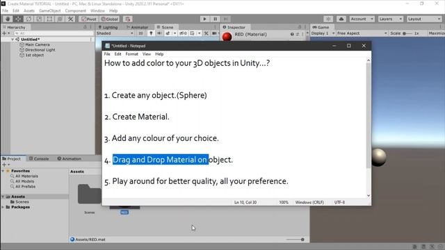 How To add colors to any object in unity 3d смотреть онлайн