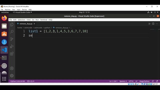 Python Removing duplicates in lists смотреть онлайн