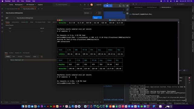 Next js 13 vs ASP NET Core 7 Backend API Performance Check смотреть онлайн