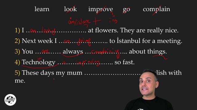 2.2 - Present Continuous Tense (Şimdiki Zaman) | Soru Çözümü смотреть онлайн