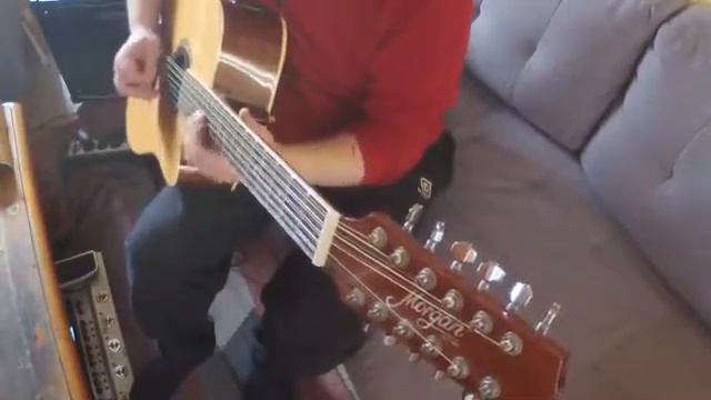 12-Strings guitar, my first practice. смотреть онлайн