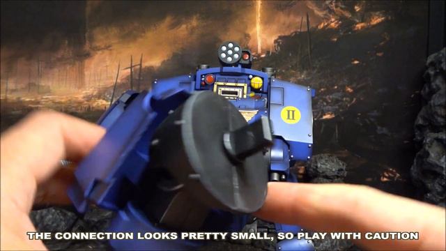 Joytoy Redemptor Dreadnought 1:18 Warhammer 40K Ultramarines action figure unboxing & review смотреть онлайн