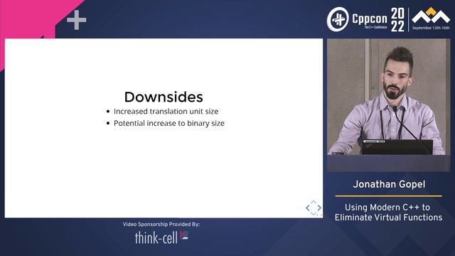 Using Modern C++ to Eliminate Virtual Functions - Jonathan Gopel - CppCon 2022 смотреть онлайн