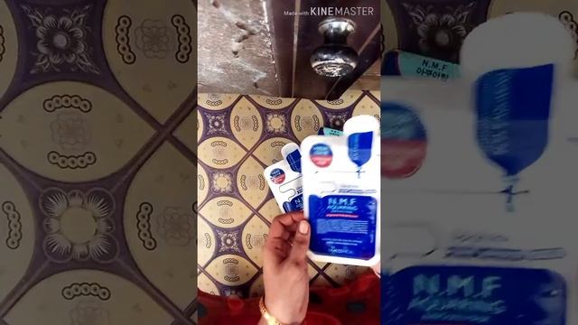 N.M.F aquaring ampoule mask review || mediheal dna aquaring mask review || unboxing from daraz смотреть онлайн