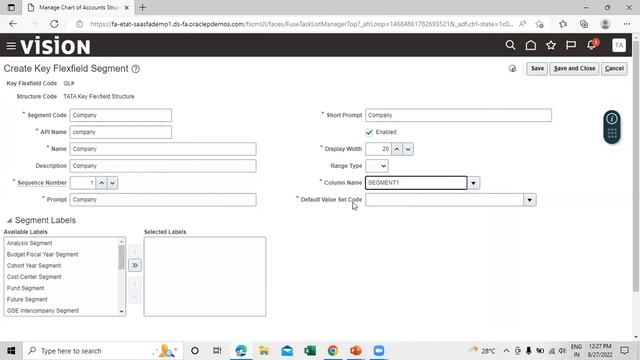 Oracle Fusion SCM Common Configuration Chart of Accounts | Oracle Supply Chain Management | BISP SC смотреть онлайн