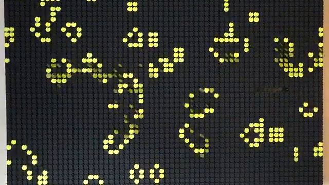 Flip dot game of life Arduino смотреть онлайн