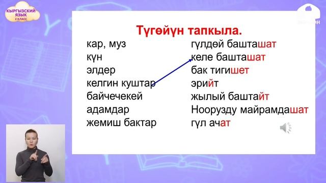 КЫРГЫЗСКИЙ ЯЗЫК 2 класс / Жаз мезгили. Жаз майрамдар / ТЕЛЕУРОК 20.03.21 смотреть онлайн