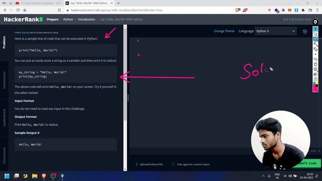 Python Programming Practice ಮಾಡುವುದು ಹೇಗೆ ? | HackerRank Introduction | Learn Python in Kannada #27 смотреть онлайн