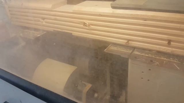 Фрезерование чаш на клееном брусе на Stromab AutoBlox. Часть 2. смотреть онлайн