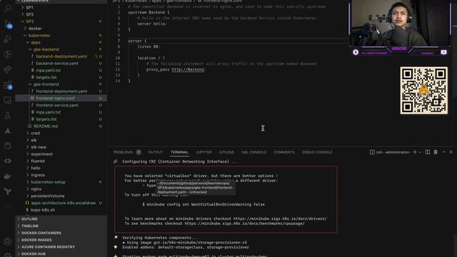 hands on menjalankan service backend frontend di kubernetes смотреть онлайн