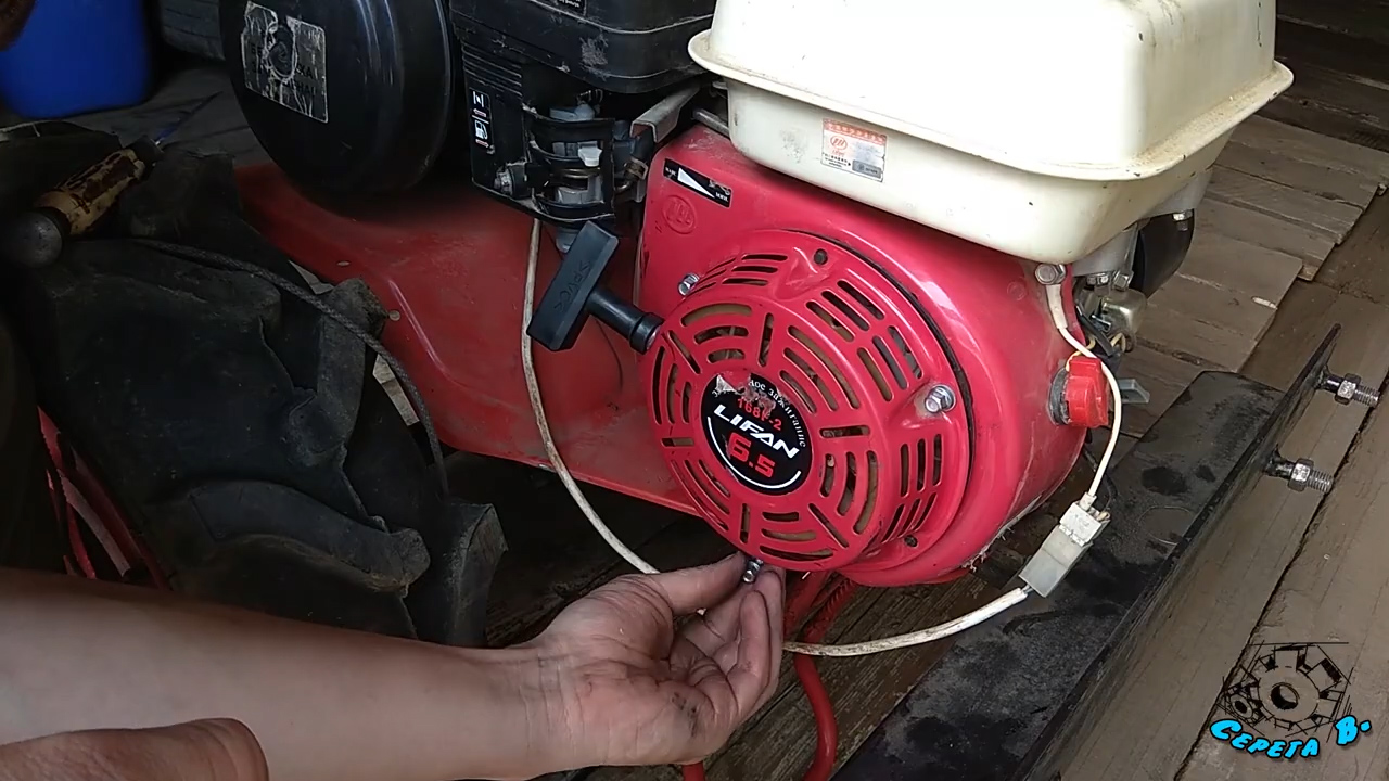 Замена шнура стартера двигателя мотоблока смотреть онлайн