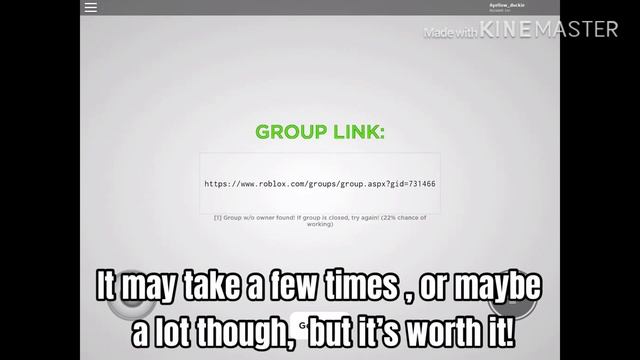 *PATCHED* HOW TO GET A FREE GROUP ON ROBLOX WITH NO R$ OR PREMIUM! *Roblox Group Generator* смотреть онлайн