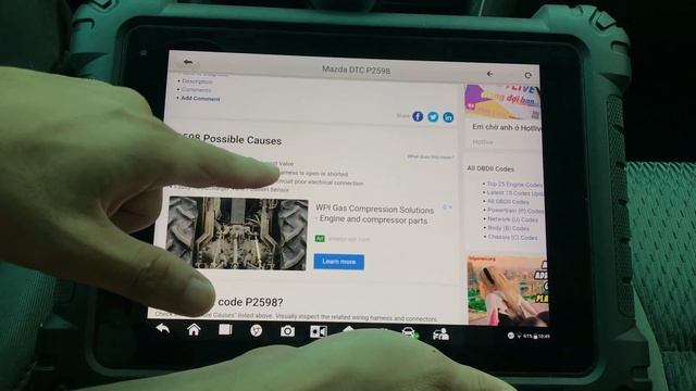 Khắc phục lỗi bánh răng cưa | P2598 - Turbocharger Boost Control bằng Autel ms909 смотреть онлайн
