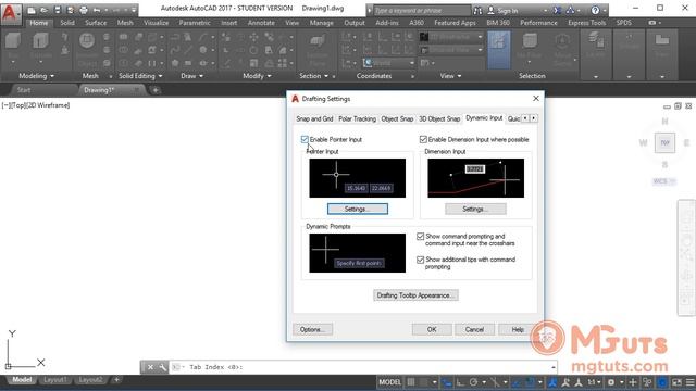 How to use and customize Autocad Dynamic input смотреть онлайн