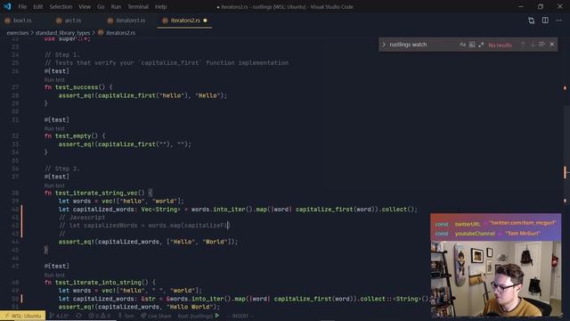 Learn Rust Together Part 13: Rustlings Exercises Part 3 смотреть онлайн