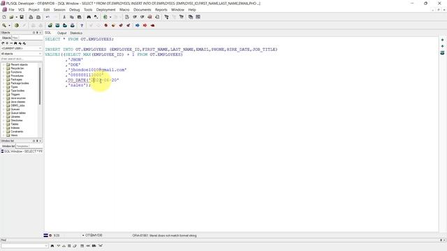 HOW TO USE INSERT INTO STATEMENT #ORACLE смотреть онлайн