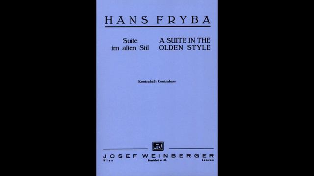 Hans Fryba. Suite im alten Stil. Prelude. смотреть онлайн