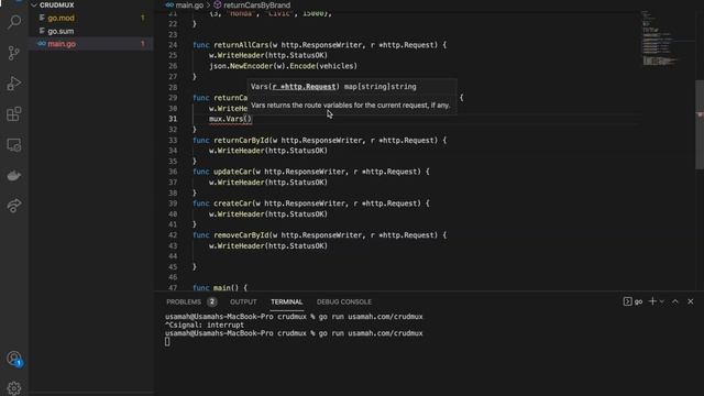 Rest API's with Golang Mux (Building a CRUD Backend) смотреть онлайн