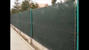 8 способов  как  украсить забор из рабицы