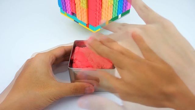 Слизь для детей, Радужная Пагода на Одном Столбе из Кинетического песка смотреть онлайн