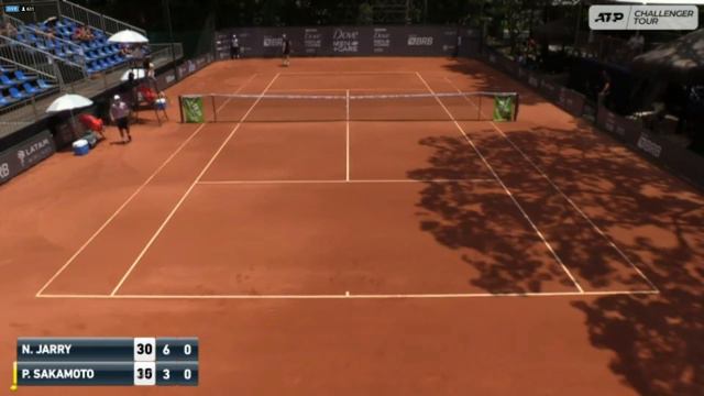 Nicolas Jarry (CHI) vs Pedro Sakamoto (BRA) Sao Paulo challenger 2 Round смотреть онлайн