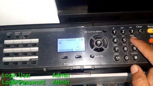 kyocera m2040dn username and password || how to login password kyocera m2040,