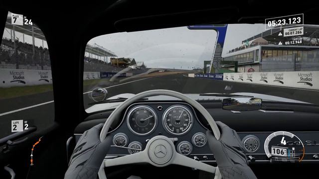 Forza 7 Mercedes Benz 300SL Coupe 1954 @ Le Mans смотреть онлайн