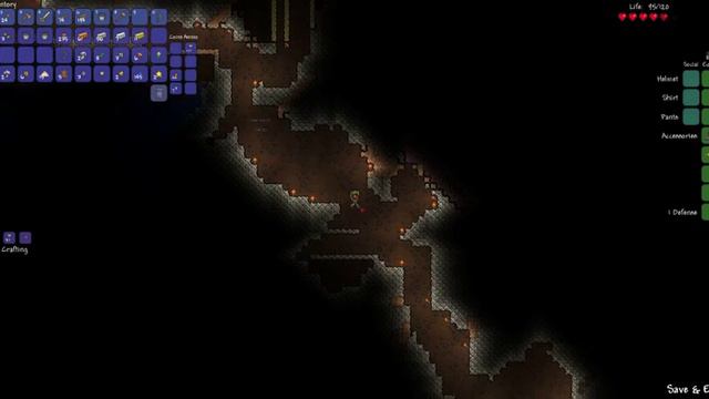 Terraria - Where to find Glowing Mushrooms смотреть онлайн