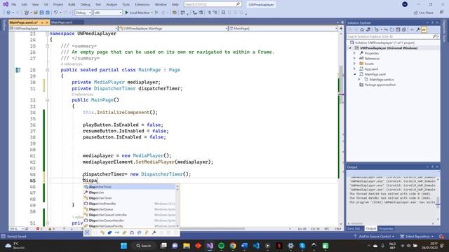 Creating a C# UWP mediaplayer app смотреть онлайн