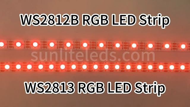 WS2812B VS WS2813 Addressable LED Strip