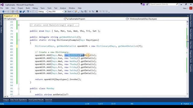 delegate dictionary pattern c# смотреть онлайн