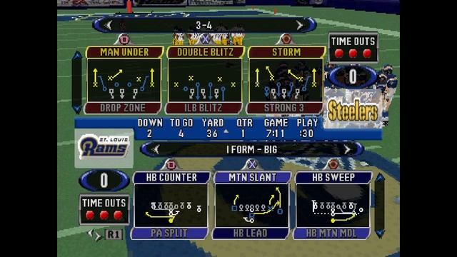 Madden NFL 2001 ... (PS1) Gameplay смотреть онлайн