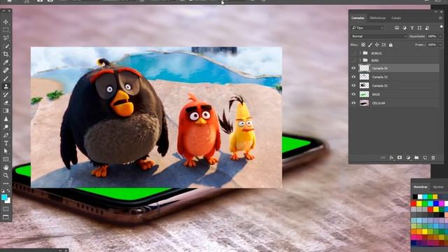 COMO FAZER EFEITO 3D NO PHOTOSHOP Com Montagem de Fotos - Tutorial de Photoshop смотреть онлайн