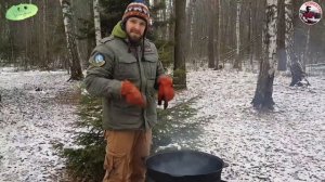 Бараньи ребра с картошкой. Лесная кухня.