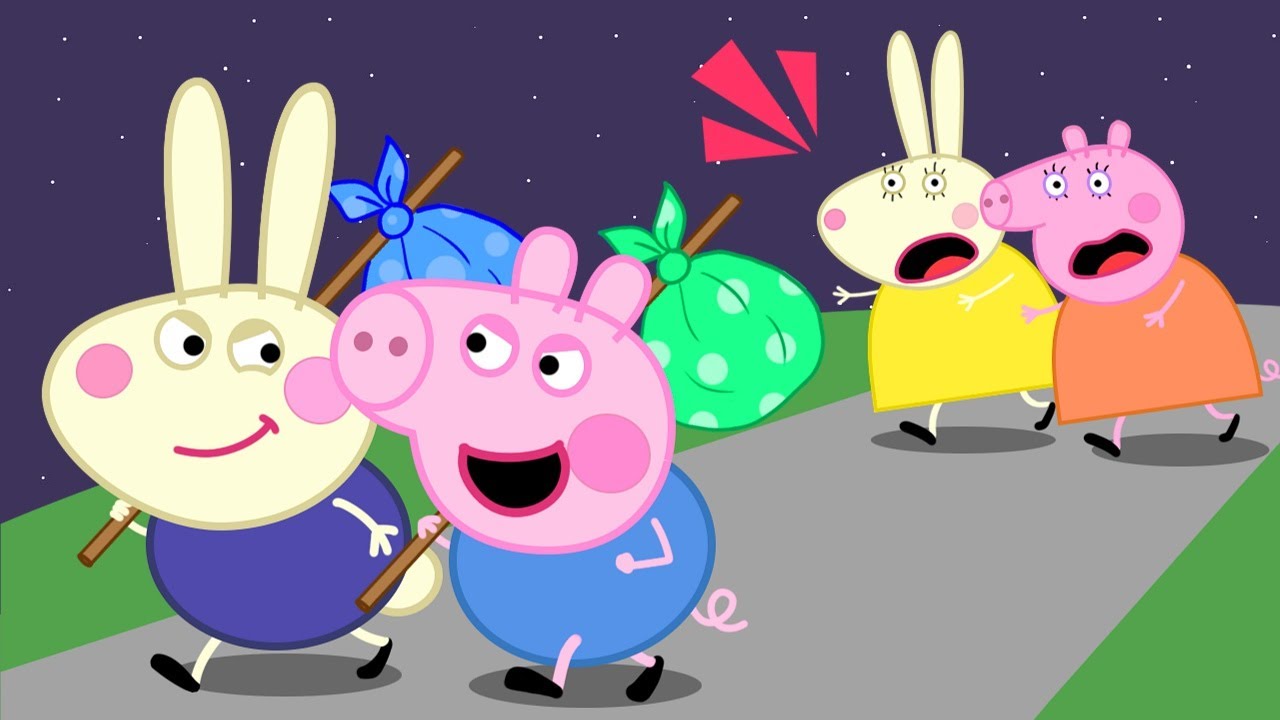 Джордж Пиг не оставляй родителей, вернись ко мне | Свинья Свинья Пеппа