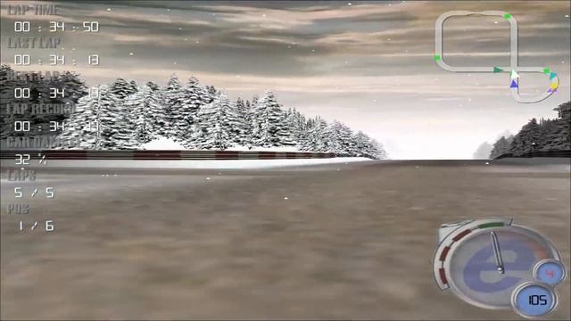 eRacer (2001). Gameplay. For Old-Games.ru. 103. смотреть онлайн