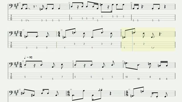 Crumb - Bones (bass tab) смотреть онлайн