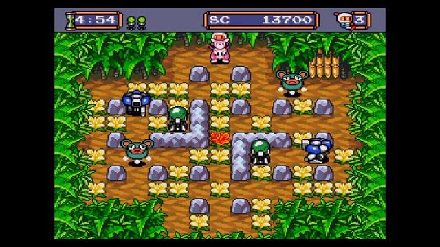 Bomberman '94 : game footage - PC Engine - TurboGrafx / Wii U смотреть онлайн