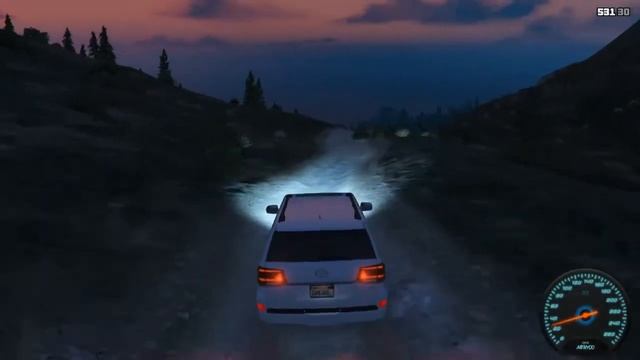 GTA 5 - Toyota Land Cruiser V8 OFF-ROAD Drive Power Full Engine ?? смотреть онлайн
