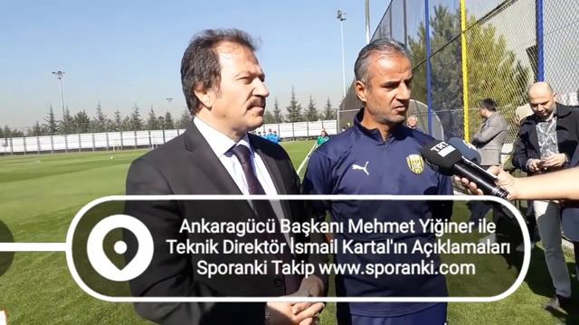 Ankaragücü Başkanı Mehmet Yiğiner ve Teknik Direktör İsmail Kartal'ın Açıklamaları (Sporanki Özel) смотреть онлайн